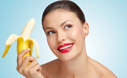 Bananenmaske zur Verjüngung